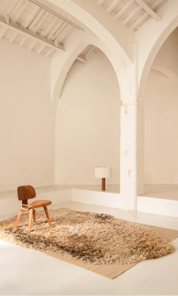 nanimarquina Alga Teppich ochre